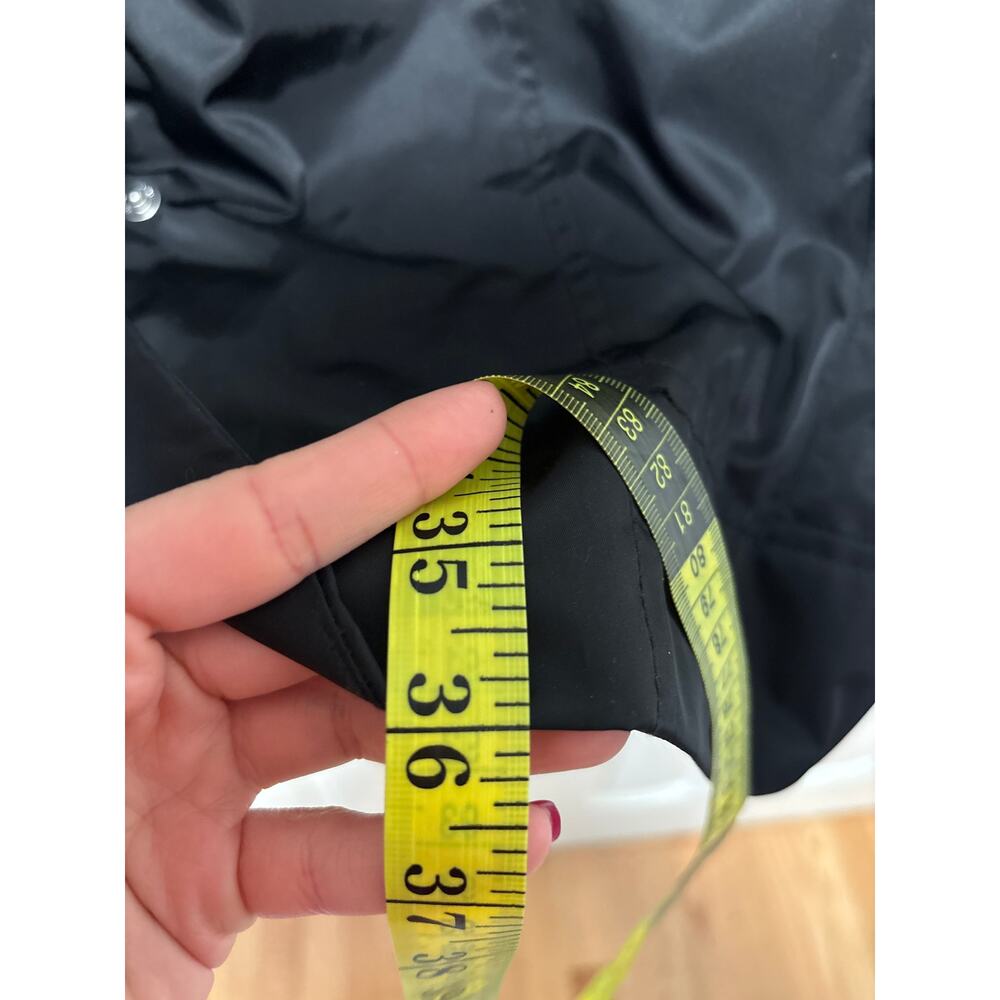 Calvin Klein Black Hooded Raincoat Size L - Picture 4 of 10